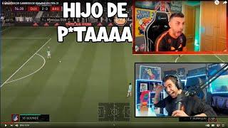 AURONPLAY REACCIONA A 5 MINUTOS DE CABRE0S DE DjMaRiiO EN FIFA 21