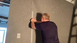 How To Double Cut, Install & Clean Type 2 Commercial Vinyl Wallcovering - Spencer Colgan