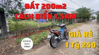 Quay lô cuối ăn tết, bán đất 200m2, cách biển 1,5km, Full thổ cư, gần dự án, giá rẻ tại Điện Dương.