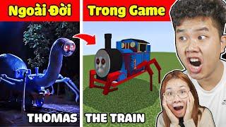 bqThanh Cùng Ốc REACTION Xe Lửa Ăn Thịt THOMAS THE TRAIN Ngoài Đời và Trong Minecraft Trông Như Nào?