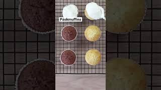 Baka påskmuffins: aprikoshalvor och grädde blir som stekta ägg #påskpyssel