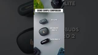 EDIFIER earbuds sound comparison | X3 Lite vs NeoBuds Pro 2 vs TWS1 Pro 2