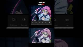 Free Capcut quality CC tutorial  | Anime edits  | Capcut Tutorial #shorts #capcut #amv