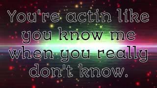 Actin Like You Know - Mackenzie Nicole ft. Tech N9ne (Lyrics Video, HD)