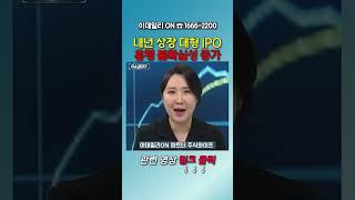 내년 상장 대형 IPO흥행 불확실성 증가_이데일리ON 주식와이프