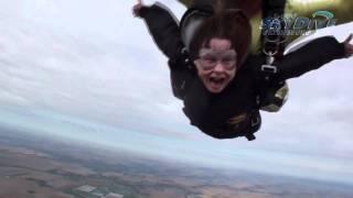 Bev Clark's Tandem skydive!