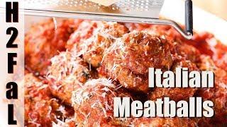 Italian Food | HOW TO MAKE ITALIAN MEATBALLS | How To Feed a Loon