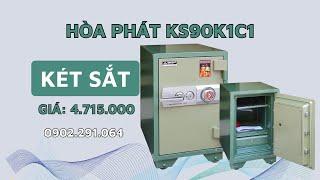 Báo giá Két sắt Hòa Phát KS90K1C1 | Két sắt chống cháy, khóa cơ đổi mã cho gia đình, văn phòng