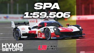 LMU Hotlap | Toyota GR010 @ Spa | U1 P1 H2 | Le Mans Ultimate