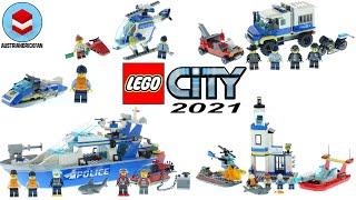 All Lego City Police Sets 2021 Compilation/Collection Speed Build