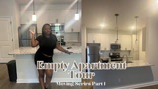 Empty Apartment Tour 2024 Charlotte, NC | Going Solo Diaries Part 1