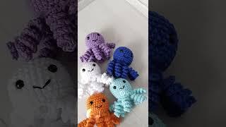 веселые осьминожки #длядетей #crochet #игрушки #amigurumi #антистрессигрушки