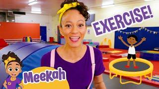 Learn Gymnastics and Exercise with Meekah! | Meekah Full Episodes | Exercise for Kids | Blippi Toys