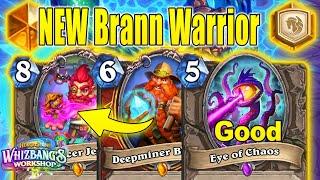 NEW Brann Chaotic Tendril Warrior is Unstoppable At Whizbang's Workshop | Hearthstone