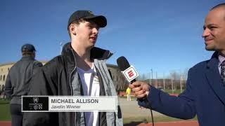 2023-04-08 Michael Allison javelin at Harvard in the Transatlantic Series