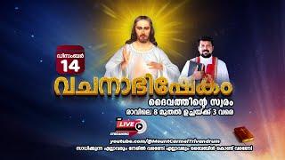 വചനാഭിഷേകം | ദൈവത്തിന്റെ സ്വരം  [LIVE] December 14, 2024 | Fr. Daniel Poovannathil