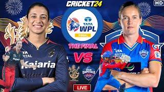  RCB vs DC Live | The Final | WPL 2024 | RCB vs DC | Cricket 24 Gameplay | CricVerse