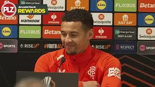 James Tavernier Press Conference | Rangers vs Tottenham | Europa League