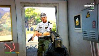 GTA 5 - Spec Ops Michael Government Facility Shootout & Epic Police Chase Five Star Escape