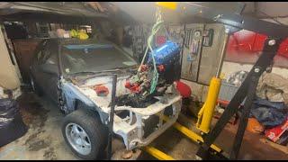 Civic Ek D16 Engine Install