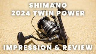 SHIMANO TWIN POWER 2024 Impression and Review - Toug, Strong and Durable Spinning Reel