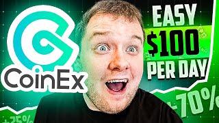 EASY Method To Make $100 A Day Trading Crypto On Coinex Non KYC Exchange | Easy Tutorial