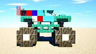 How to Build a Monster Truck in Minecraft (ASMR Style, No Music)