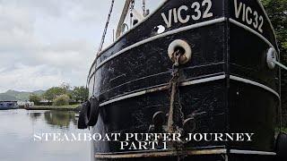 Steamboat Puffer Journey to Jura and Islay on the West Coast of Scotland. Part 1