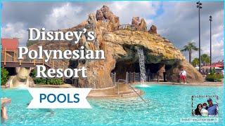 Disney's POLYNESIAN RESORT POOLS and Tiki Play Area | Disney World Pools