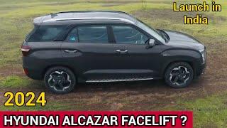 2024 Hyundai Alcazar Facelift Launch soon | New Exterior looks, New Interior, Price | Alcazar 2024