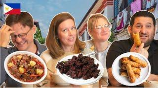 Canadian Parents Try Filipino Pork Blood Stew (DINUGUAN)!!!