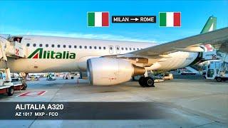 TRIP REPORT | Alitalia A320 | Milan MXP  Rome FCO | Economy Class