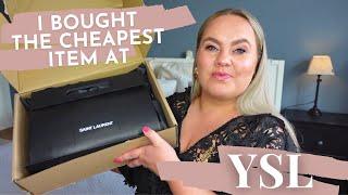 WHAT IS THE CHEAPEST ITEM AT YSL IN 2023  + Luxury Giveaway! * Saint Laurent Unboxing