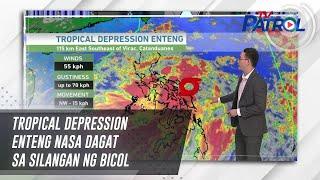 Tropical Depression Enteng nasa dagat sa silangan ng Bicol | TV Patrol