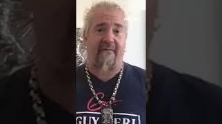 Guy Fieri says he's thankful for his family after losing his dad to pancreatic cancer this year.