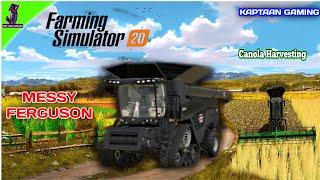 Harvesting Canola And Spreading Slurry | farming simulator 20 | KAPTAAN GAMING #fs20 #canola #vlog