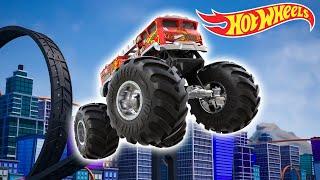 Hot Wheels Monster Trucks Heat Up on the Hottest Courses!  - Monster Truck Videos for Kids