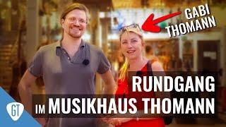 Rundgang im Musikhaus Thomann | Gabi Thomann zeigt uns das LADENGESCHÄFT