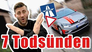 Die 7 TODSÜNDEN im Straßenverkehr ️️