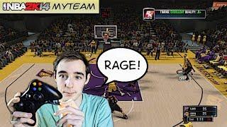 NBA 2k14 My Team, Shake4ndbake smashes his controller and RAGEQUITS!