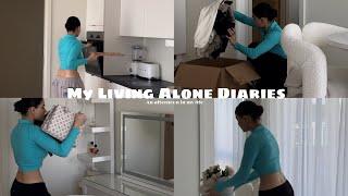 My Living Alone Diaries | Afternoon, Organising my closet, Cooking ...