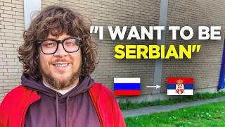What happened to this Russian after 10 years in Serbia