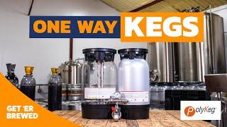 The Best One Way Kegs - Polykegs now available from Geterbrewed