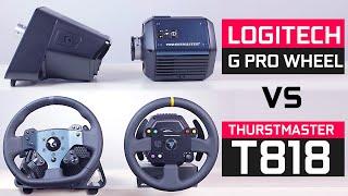 Logitech G Pro Wheel vs Thrustmaster T818 (PC Only Comparison)