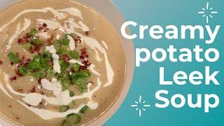 Creamy Potato Leek Soup/Using Home Canned food