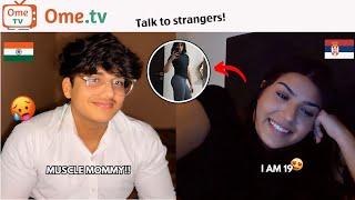 Finally Found Muscle Mommy | OMETV | OMEGLE | The Cutest Indian Girl Ever!!!