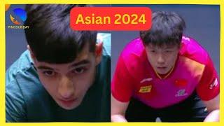 Wang Chuqin (China) vs Benyamin Faraji (Iran) | 2024 Asian Championships