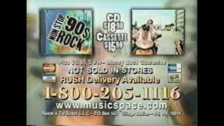 Non stop 90s Rock CD or cassette commercial 2001