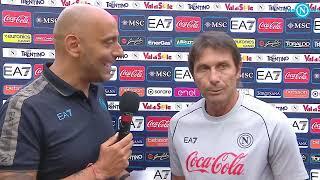 Conte post Napoli-Mantova 3-0: Buon test, veniamo da giorni duri di lavoro.