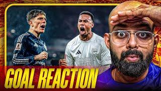 Arsenal vs Manchester United FA CUP Goal Reactions